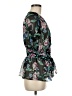 Express Black Short Sleeve Blouse Size M - photo 4