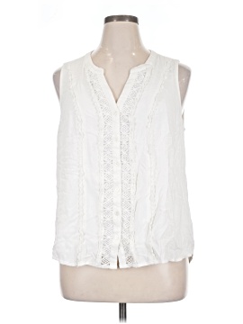 Skies Are Blue Sleeveless Blouse