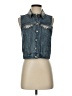 Forever 21 Blue Denim Vest Size S - photo 1