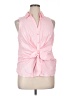 Nine West Pink Sleeveless Button-Down Shirt Size XL - photo 1