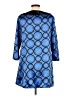 MICHAEL Michael Kors 100% Polyester Blue 3/4 Sleeve Top Size 10 - photo 2