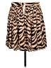 J.Crew Animal Print Brown Casual Skirt Size 8 - photo 2