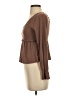 No Comment Brown Long Sleeve Top Size S - photo 5