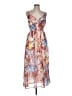 She's Cool 100% Polyester Floral Pink Cocktail Dress Size L - photo 1