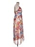 She's Cool 100% Polyester Floral Pink Cocktail Dress Size L - photo 4