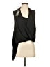 ALLSAINTS 100% Polyester Black Sleeveless Blouse Size 4 - photo 1