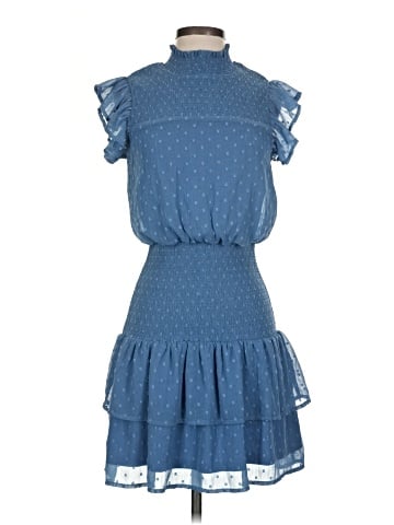 Aqua Casual Dress (view 1)