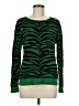 INC International Concepts Animal Print Green Pullover Sweater Size M - photo 1