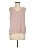 Express Outlet Tan Sleeveless T-Shirt Size M - photo 1