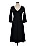 Toad & Co Solid Black Casual Dress Size S - photo 1