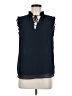 H&M 100% Polyester Black Sleeveless Blouse Size 6 - photo 1