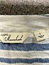 Caffé Marrakesh 100% Rayon Stripes Blue Short Sleeve Blouse Size L - photo 7