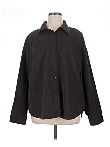 CALVIN KLEIN JEANS Long Sleeve Button-Down Shirt (view 1)
