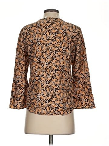 Drake's for J.Crew 3/4 Sleeve Blouse (view 2)