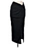 Shein Solid Black Formal Skirt Size 6 - photo 1