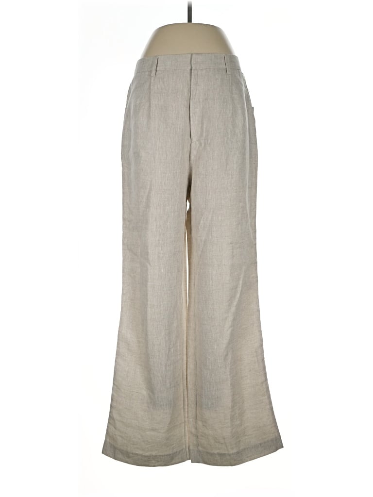 Reformation Linen Pants In Tan