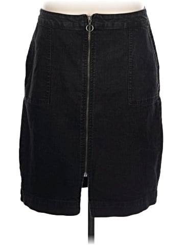 Style&Co Denim Skirt (view 2)