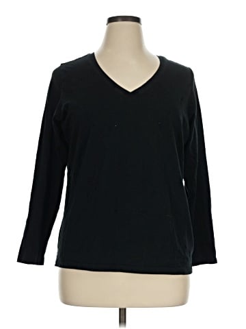 Lord & Taylor 3/4 Sleeve T-Shirt (view 1)