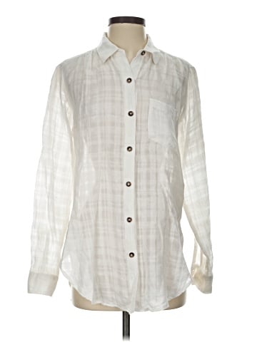 Pilcro by Anthropologie Long Sleeve Button-Down Shirt (view 1)
