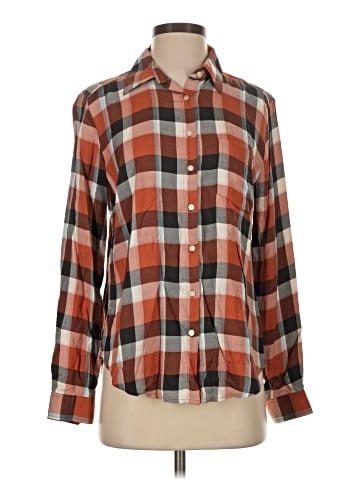 Ann Taylor LOFT Outlet Long Sleeve Button-Down Shirt (view 1)