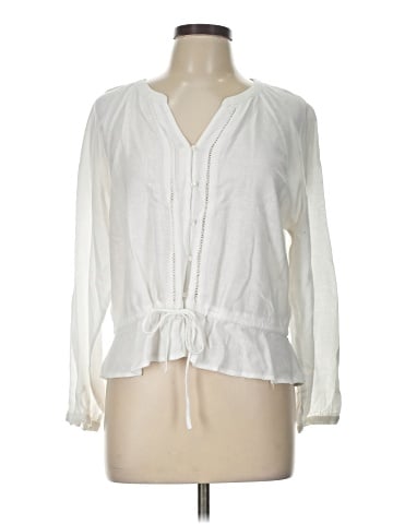 a.n.a. A New Approach Long Sleeve Blouse (view 1)