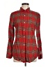 J. McLaughlin Plaid Red Long Sleeve Button-Down Shirt Size M - photo 1