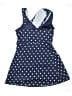 Lands' End Polka Dots Blue One Piece Swimsuit Size 14 - photo 2