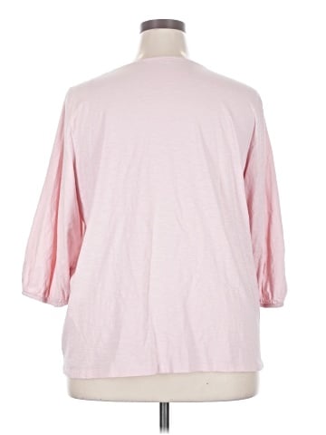 Croft & Barrow 3/4 Sleeve Blouse (view 2)