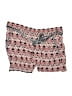 Ann Taylor LOFT 100% Viscose Paisley Red Shorts Size 10 - photo 1