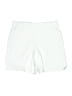 Elle Solid White Shorts Size L - photo 1