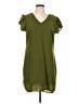 Japna 100% Polyester Solid Green Casual Dress Size L - photo 1