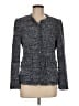 Rebecca Taylor 100% Polyester Tweed Blue Jacket Size 8 - photo 1