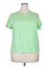 Gap Solid Green Active T-Shirt Size XXL - photo 1