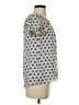 Ann Taylor LOFT Outlet 100% Polyester Blue Short Sleeve Blouse Size S (petite) - photo 4