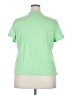 Gap Solid Green Active T-Shirt Size XXL - photo 2