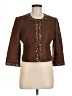BCBGMAXAZRIA 100% Linen Brown Blazer Size M - photo 1