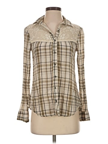 Free People Long Sleeve Button-Down Shirt (view 1)