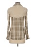 Free People Plaid Tan Long Sleeve Button-Down Shirt Size S - photo 2