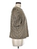 14th & Union Houndstooth Brown Short Sleeve Blouse Size M - photo 4