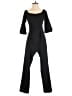 Eliza J Solid Black Jumpsuit Size 4 - photo 1
