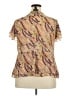 Lane Bryant Paisley Brown Short Sleeve Blouse Size 18 - 20 Plus - photo 2