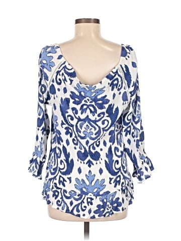 INC International Concepts 3/4 Sleeve Blouse (view 2)