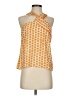Waverly Grey 100% Polyester Orange Sleeveless Blouse Size XS - photo 1