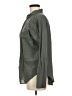 Splendid Solid Gray Long Sleeve Button-Down Shirt Size M - photo 5