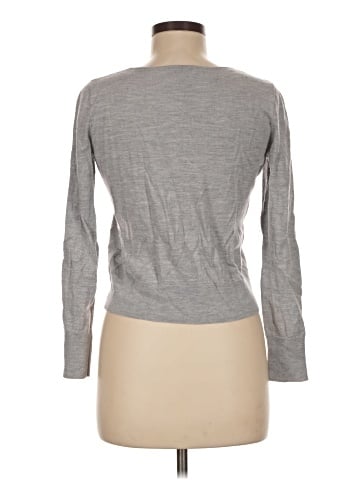 Madewell Merino Wool-Silk Blend V-Neck Sweater (view 2)