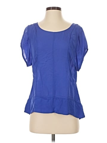 Banana Republic Short Sleeve Silk Top (view 1)