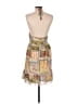 Shein Paisley Tan Yellow Casual Dress Size L - photo 2