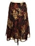 BCBG Paisley Brown Casual Skirt Size 2X - photo 1