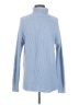 Maurices 100% Recycled Polyester Blue Turtleneck Sweater Size S - photo 1