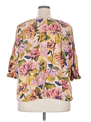 Terra & Sky 3/4 Sleeve Blouse (view 2)